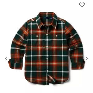 Janie and Jack Plaid Flannel Shirt